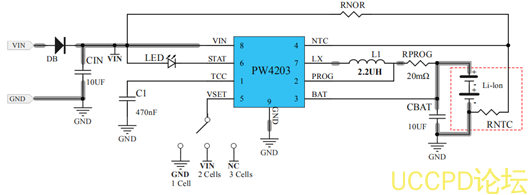 f_a84856b1c61415d8c65da0e9ec08152d.png 5V升压8.4V,锂电池充电管理芯片