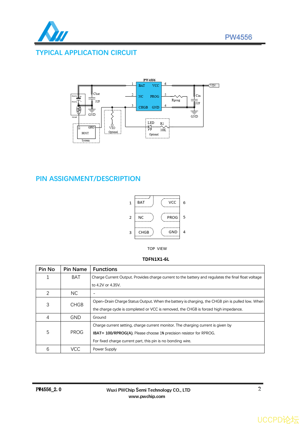 f_068f2ae71d8766b2420ce7bbc7ec3a37.png 代理PW4556芯片,锂离子线性充电器,现货,技术支援