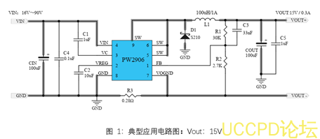 f_2f89bcda630a9e400daca56db15e9c3e.png 60V转24V,60V转20V,60V转15V的几款降压芯片,外围超简单