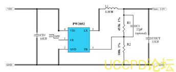 f_cd1cd755e3ae6bec1f045b153ff44e9e.png 3.3V转1.8V极高效率降压芯片