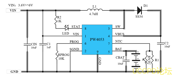 5V升压12.6V