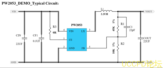 5V降压转3.3V，5V转3V电路图芯片