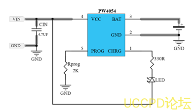 9V,12V輸入充3.7V單節鋰電池電路和芯片