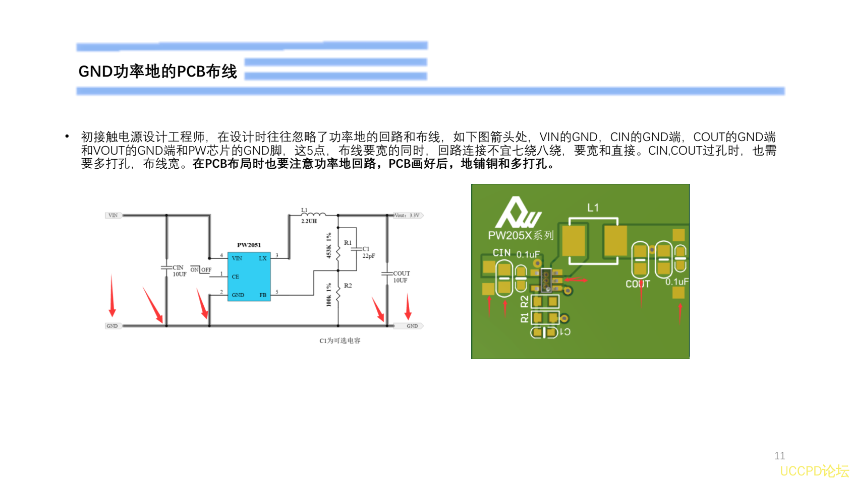 5V降压1.2V电路板设计解说PW2051