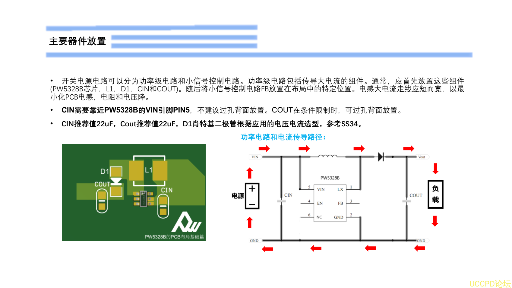 PW5328B的锂电池升压9V芯片方案，设计图