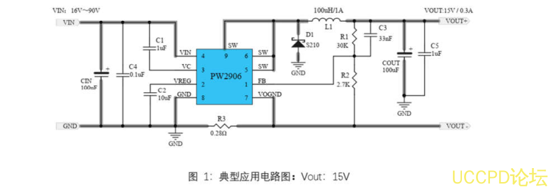 40V降压24V,20V，40V降压15V,12V,9V降压电源芯片