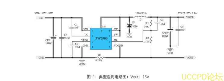 64V降压24V降压20V芯片，64V降压15V降压12V降压9V的降压IC,
