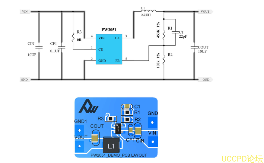 f_b3e2fa7cf70313098d9e1067a7af2157.png 5V降压转3.3V,5V转3V电路图芯片