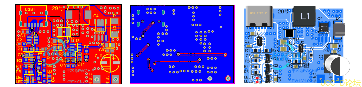 f_3e88d255c2e0e10ca7d2fa48863dbf67.png 支持 PD 快充 5V-9V2A 给三节串联 12.6V 锂电池充电板 29号 PW4040 PW6603