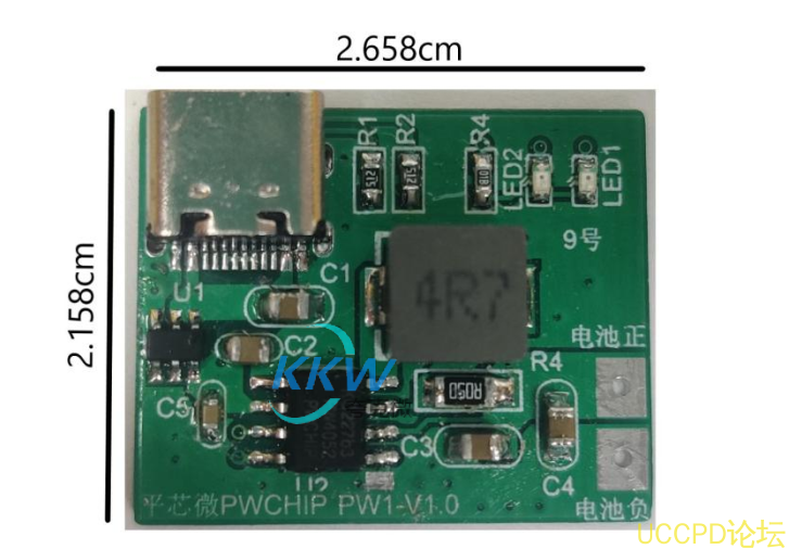 f_410fd1c240e379043cfc776fc3040728.png USB 輸入電路闆 3.7V 的鋰電池組,充電電流最大2A 的電路闆 9號