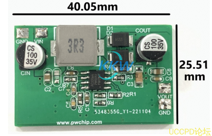 单节和两节锂电池升压 12V 或 9V， 1A 至 3A 电路板， PW5012  76号 升压电压转换板