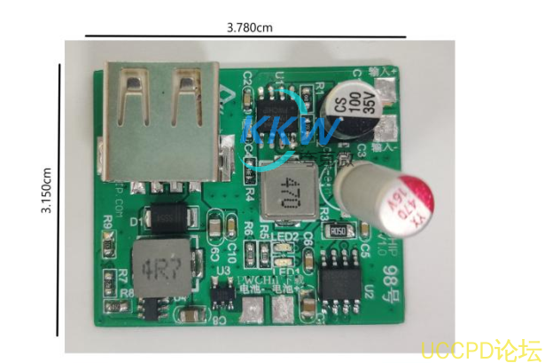 98號5V-24V 輸入單節鋰電池 1A 充電,放電 5V1A 電源闆 98號