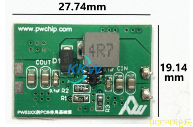 3V-5V 升压 12V0.4A 电路板， PW5300  72号 应用于升压电压转换板