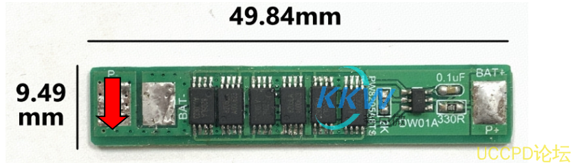 f_0602348985a84ab5ecb6606ef48ce6f9.png 单节锂电池保护方案板, 10A 过流  78号 DW01A