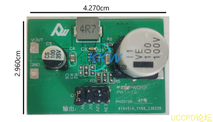 f_2cd6dc359ac3db826664f37dfc33e6cd.png PW2312A 的降壓電路闆  47號