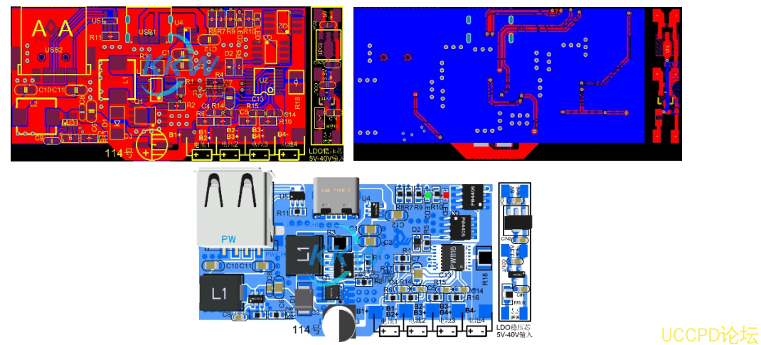 f_38490a33fc55e4da0820f0d5746949d4.png 114號四節串聯鋰電池充放電闆,5V2A 輸入和輸齣 5V2.4A,輸入耐高壓保護