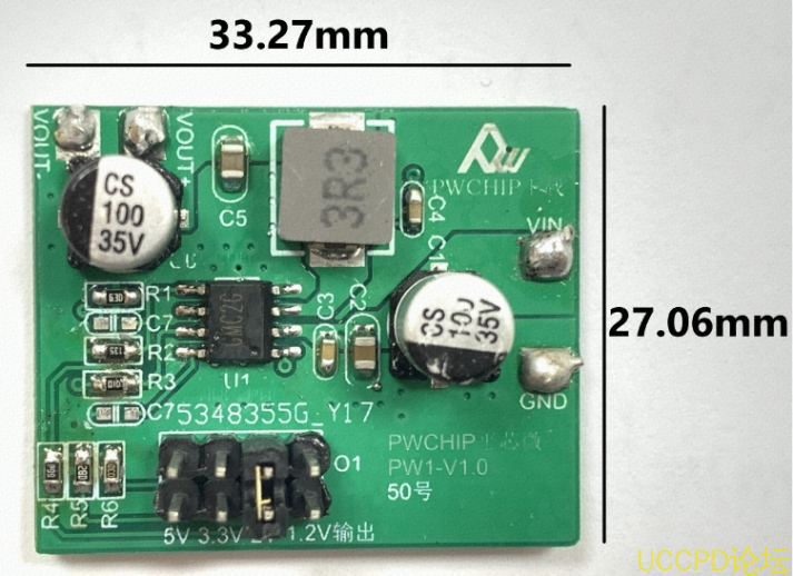 f_a6949cc37b65df2326135d0da80d2541.png PW2335 降压电路板 50号板