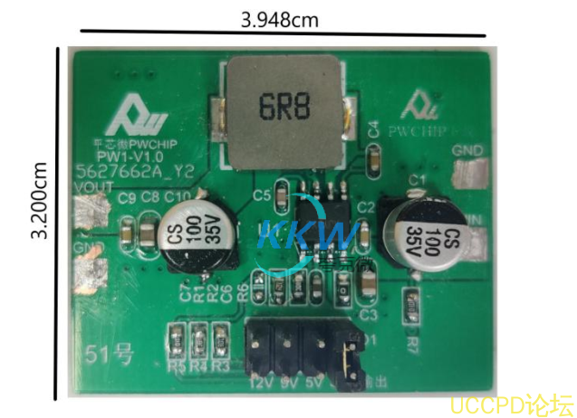 f_fa06ba6c937b21de16eb5d6307ced112.png PW2330 的降壓電路闆  51號